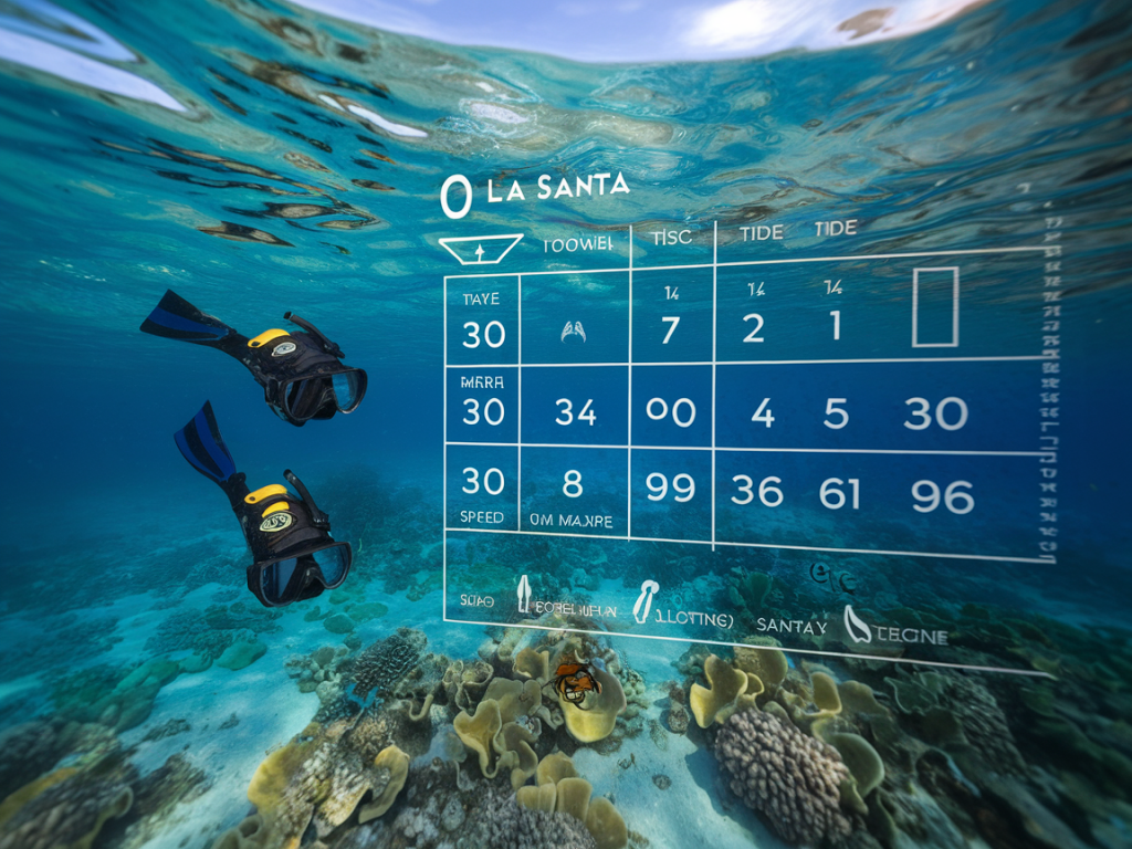 How to read tides and currents at La Santa for safer snorkeling and freediving sessions