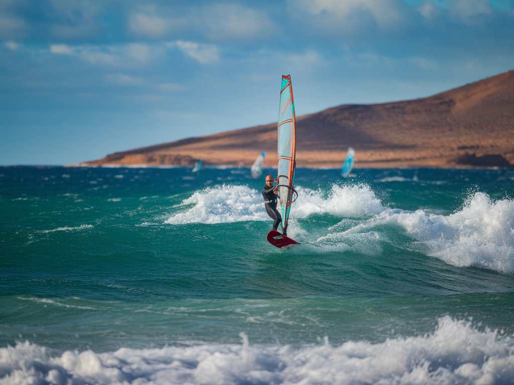 Windsurfing Famara: five coastal runs for confident riders and where to rig your board