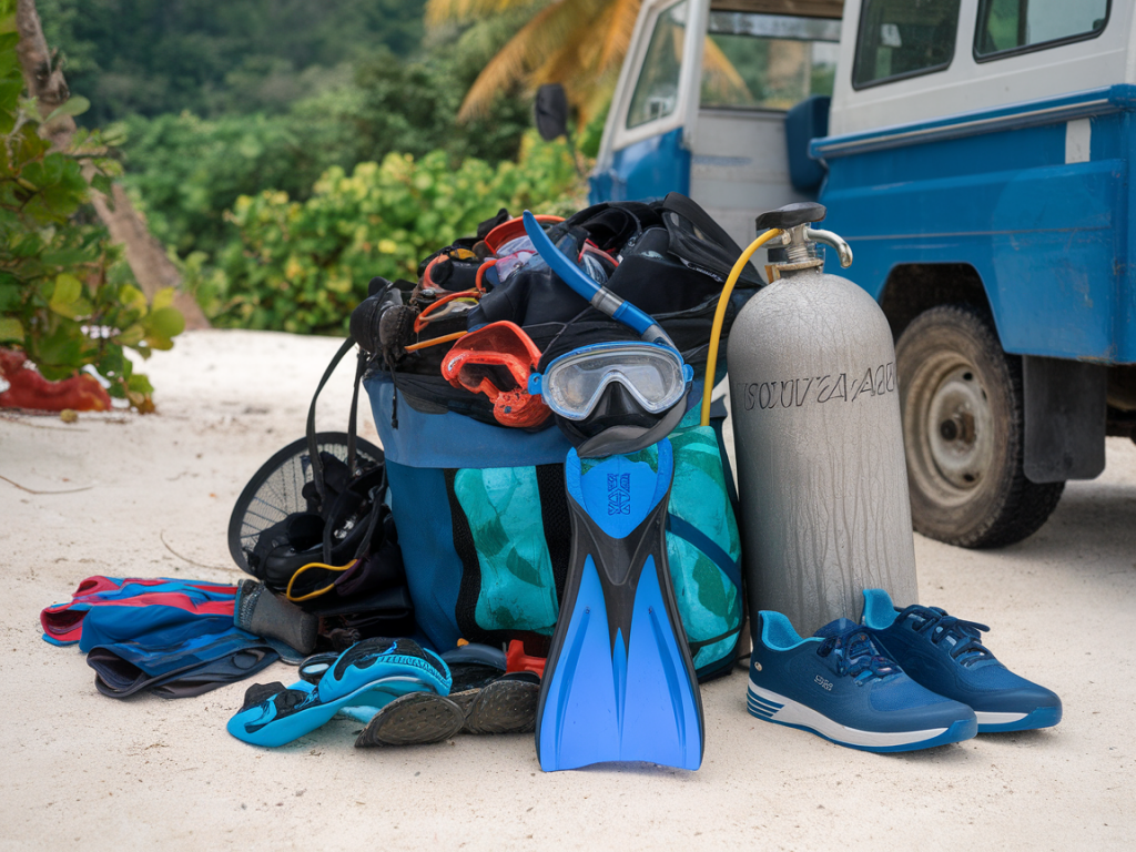Real cost breakdown for a week of island sports on a budget: dives, rentals and local transport