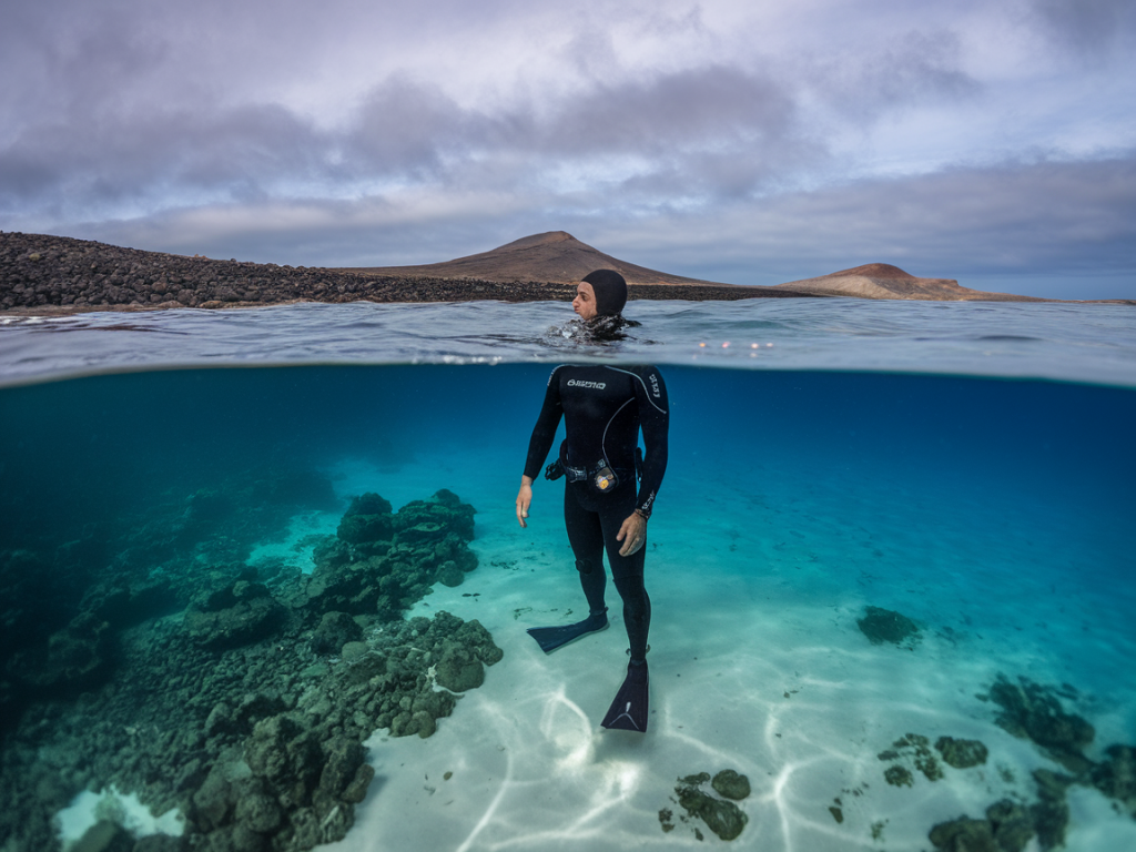 How to train breath-hold and safety drills for freediving in Lanzarote’s shallow bays